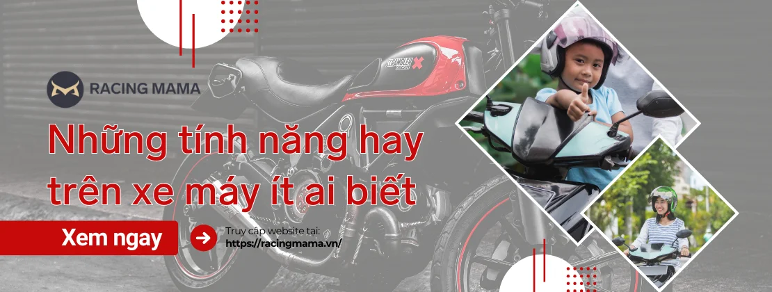 Những tính năng hay trên xe máy ít ai biết